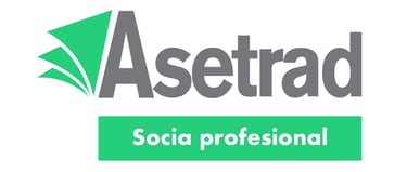 Socia profesional de la Asociación Española de Traductores, Correctores e Intérpretes (Asetrad)