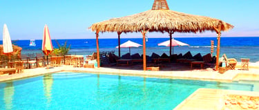 Bedouin star Ras shitan sea view Swimming pool