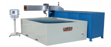 Baileigh WJ-85CNC; 480V 3PH 60 Htz 60" x 98" 3 axis CNC Flying Arm Water Jet With Direct Drive Pump