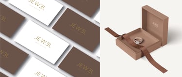 JEWEL vizualinio identiteto dizainas
