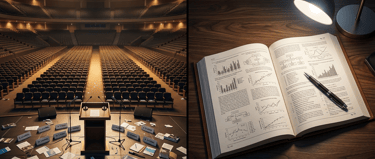 Event management vs. real planning AI generated image