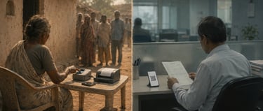 Two sides being used by the government