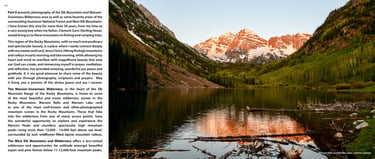 Maroon Bells and Maroon Lake, summer sunsrise