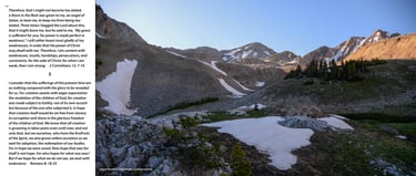 Upper Rustlers Gulch Peaks, summer sunrise