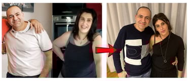 transformación personal de una pareja