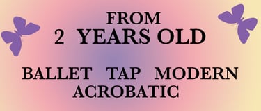 Starting age for Dance classes