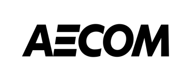 a logo for aecom with external link to linkedin post