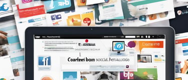 assorted-color social media signage