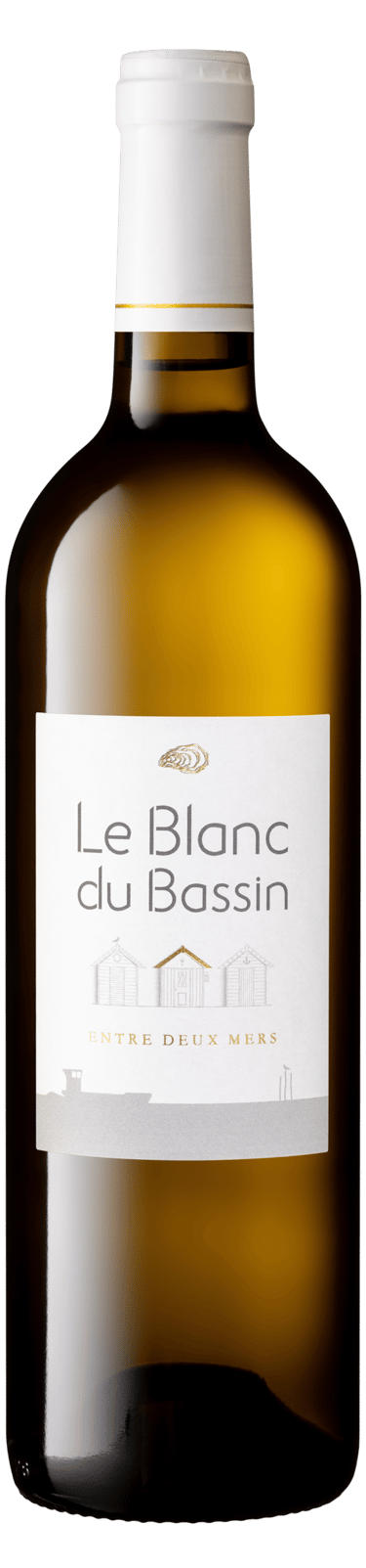 Bouteille du vin blanc Le Blanc du Bassin