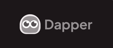 Dapper Labs logo: blockchain NFT sports & entertainment platform creators, NBA Top Shot NFL All Day