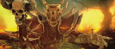 A Forsaken Warlock Spellcaster from Warcraft