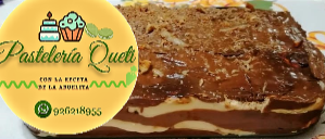 pastel de galleta crema pastelera pasteleria queti