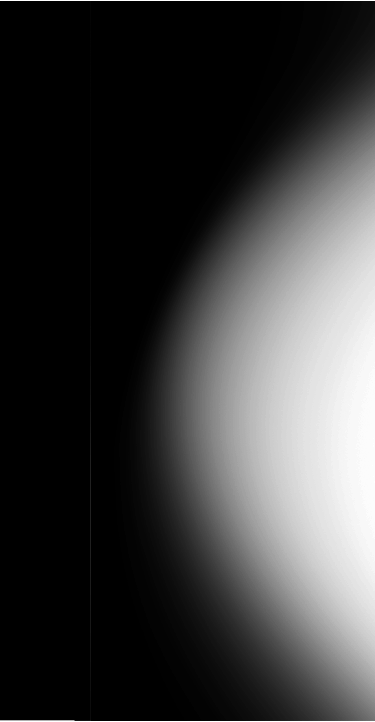 A solid black rectangular graphic representing a dark background or blank screen space.
