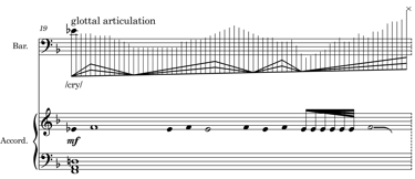 musical score of an opera