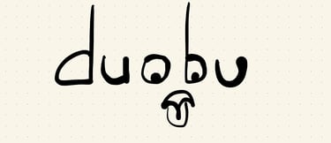 duobu first sketch of the logo