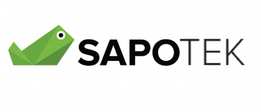 a logo for sapo tek