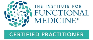 Logo for the Institute for Functional Medicine. Below it says Certified Practitioner