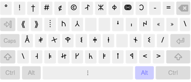 Runeboard Layout