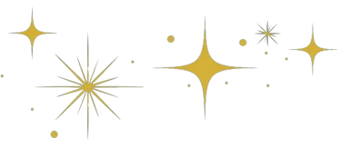 Elément décoratif - étoiles scintillantes- Rubenia Timmerman, auteure.