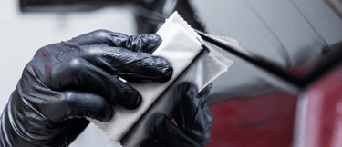 Ceramic Coating on a car