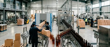 Línea de bebidas muestra industria, capital liberado y reorganización empresarial