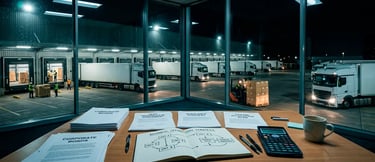 Logística global ajusta deuda y capital ante costes, comercio y redes operativas
