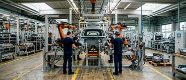 Línea de vehículos eléctricos adapta manufactura para industria europea competitiva