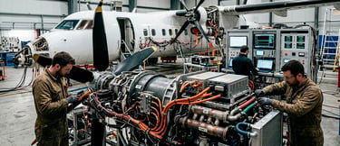 Innovación aeroespacial prueba vuelo híbrido-eléctrico para eficiencia energética