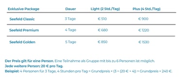 privat unterricht packages Seefeld