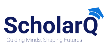 Scholar Q logo with ta shaping minds shaping futures