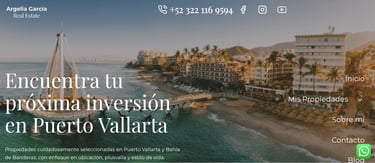 Lujosas propiedades frente al mar con vistas al muelle de Los Muertos y a los hoteles de Puerto Vall