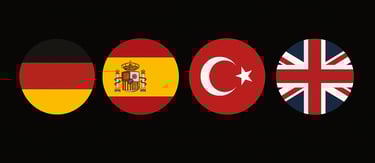 spoken languages at Stitchora Limited: German, Spanish, Turkish, and English