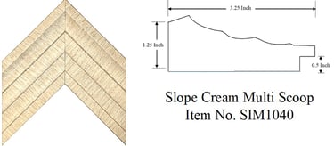 Wave Pattern - Natural Picture Frame Item No. SIM1040