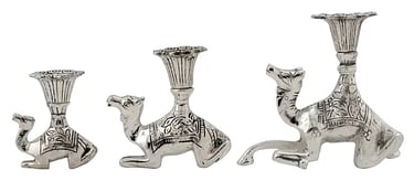 Camel shaped 3 Sized candle holder