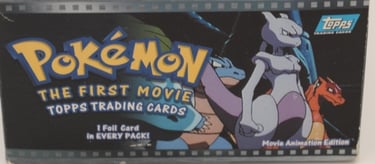 Display Topps Pokémon The First Movue avant