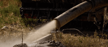 Well drilling extracting water