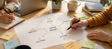 Co-construction projet organisationnel consultant formation Bretagne