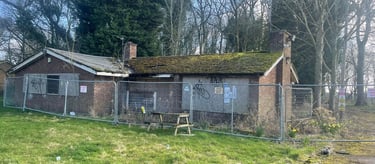 Calderdale Demolition of a house in the woods