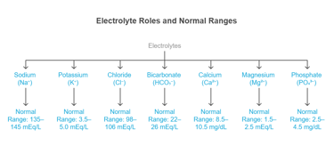 Electrolytes, role & range