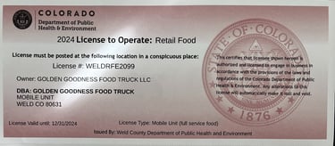 Health Department License 2024