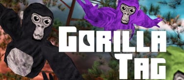 gorillas cartoons in the VR game Gorilla Tag