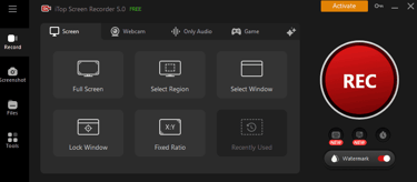 iTop screen recorder command-line interfaces (CLI)