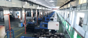 Various types of factory production equipment, showing diversified production