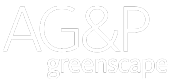 Logo di AG&P greenscape, studio di architettura del paesaggio curatore del giardino di Palazzo CorteVerdi.