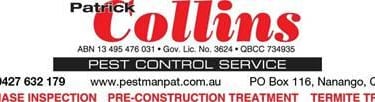 Pat Collins - Pest Control Service