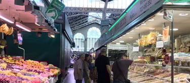 Interior del mercado Central de Valencia