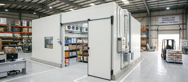 Integrated commercial refrigeration project for supermarkets and restaurants