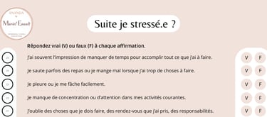 test quel est mon niveau stress
