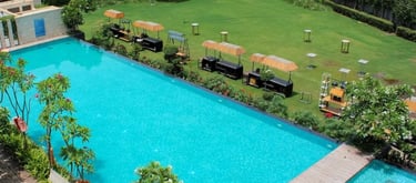 swimming pool of emaar beryl clubhouse