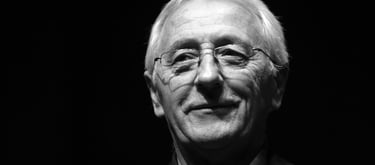 Smilling face of a Croatian singer Oliver Dragojević